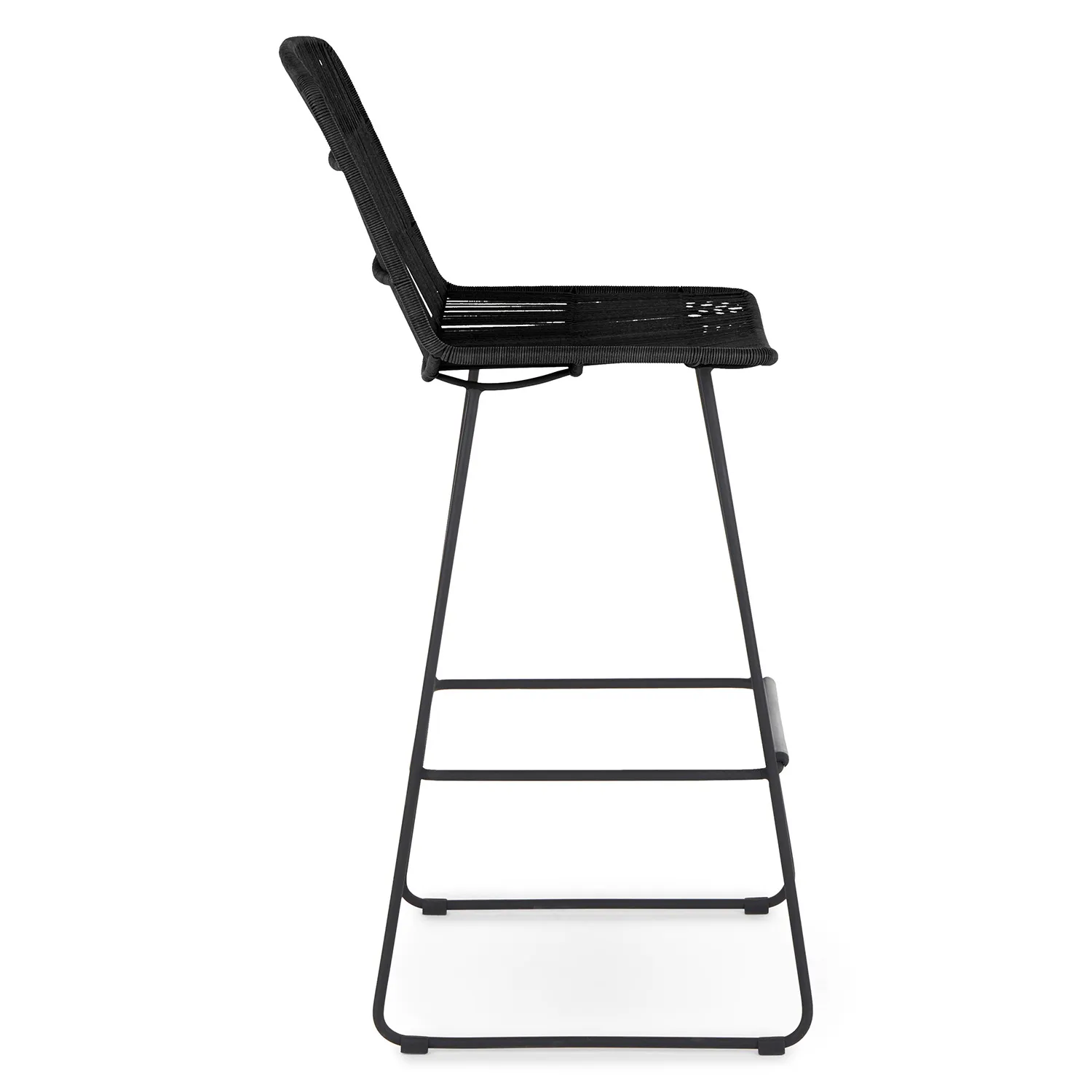 Selka Outdoor Bar Stool - Black - Image 10
