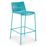 Zina Outdoor Bar Stool - Lago Aqua