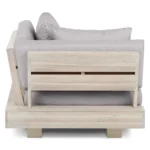 Lubek 69.25_ Outdoor Low Right Chaise Lounge - Beach Sand