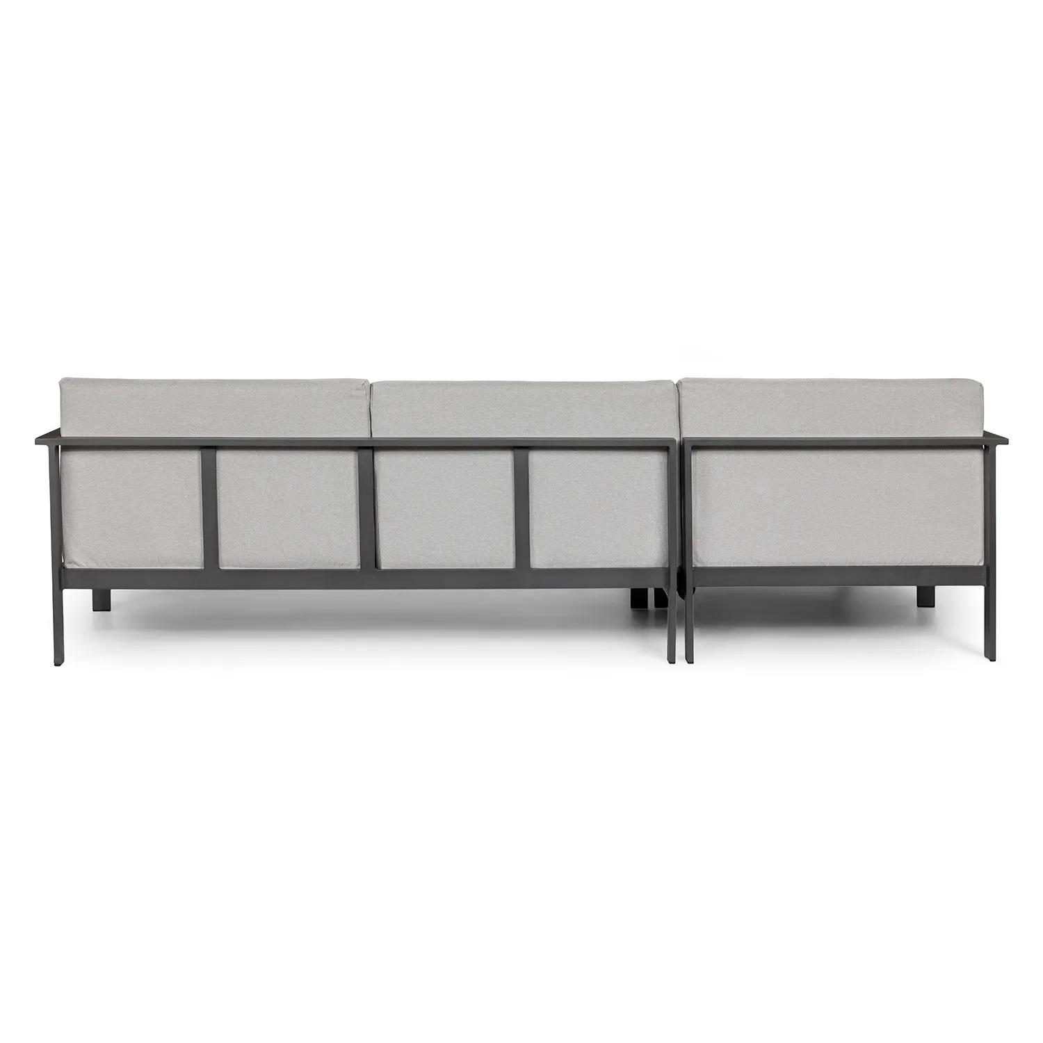Burkel 105_ Outdoor Left Sectional - Cloudy Gray - Image 4