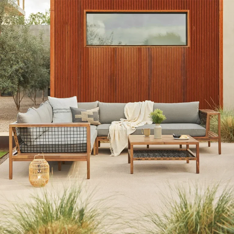 Callais 120_ Outdoor Sectional - Taupe Gray