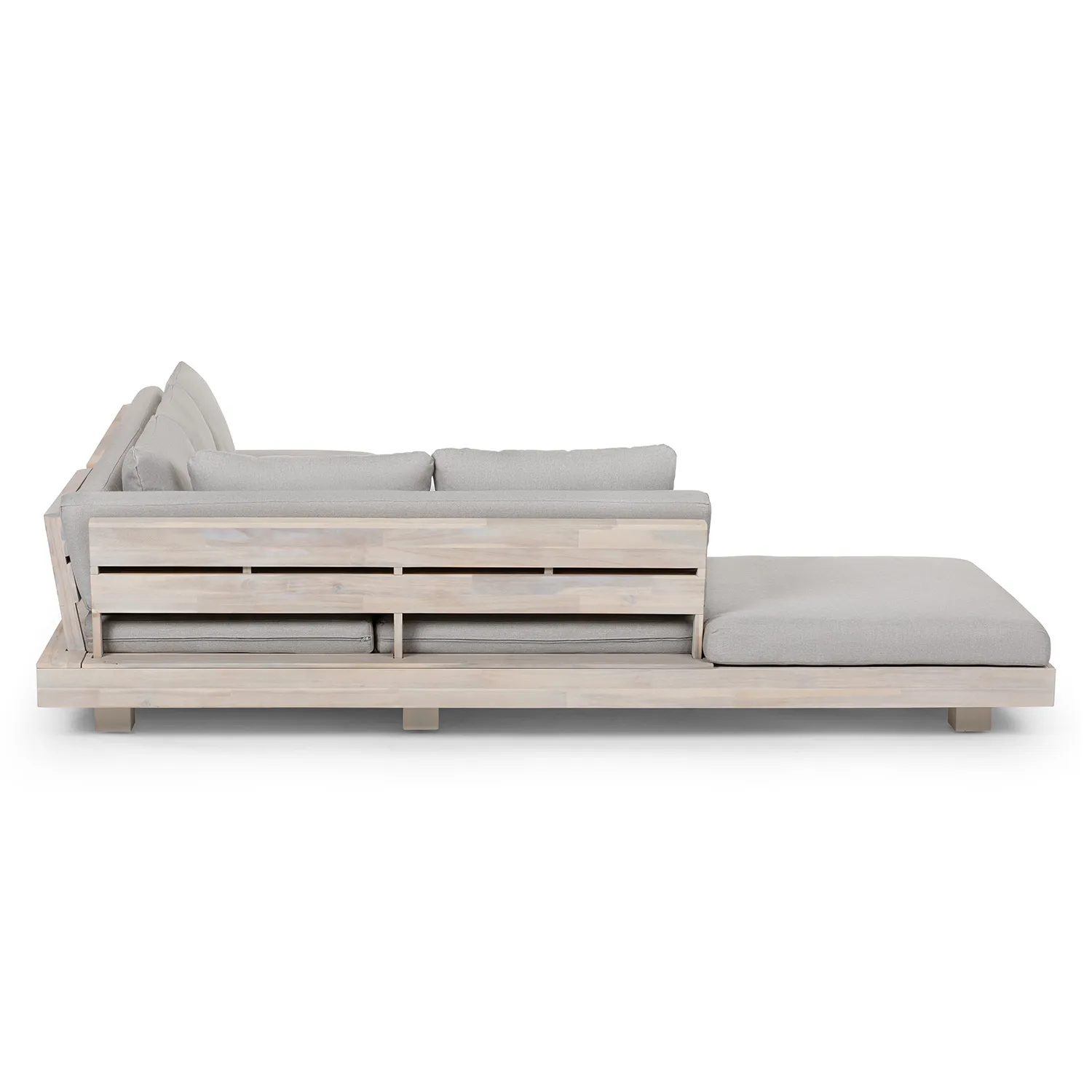 Lubek 100.5_ Outdoor Low Corner Sectional - Beach Sand - Image 15