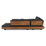 Lubek 100.5_ Outdoor Low Corner Sectional - Slate Gray