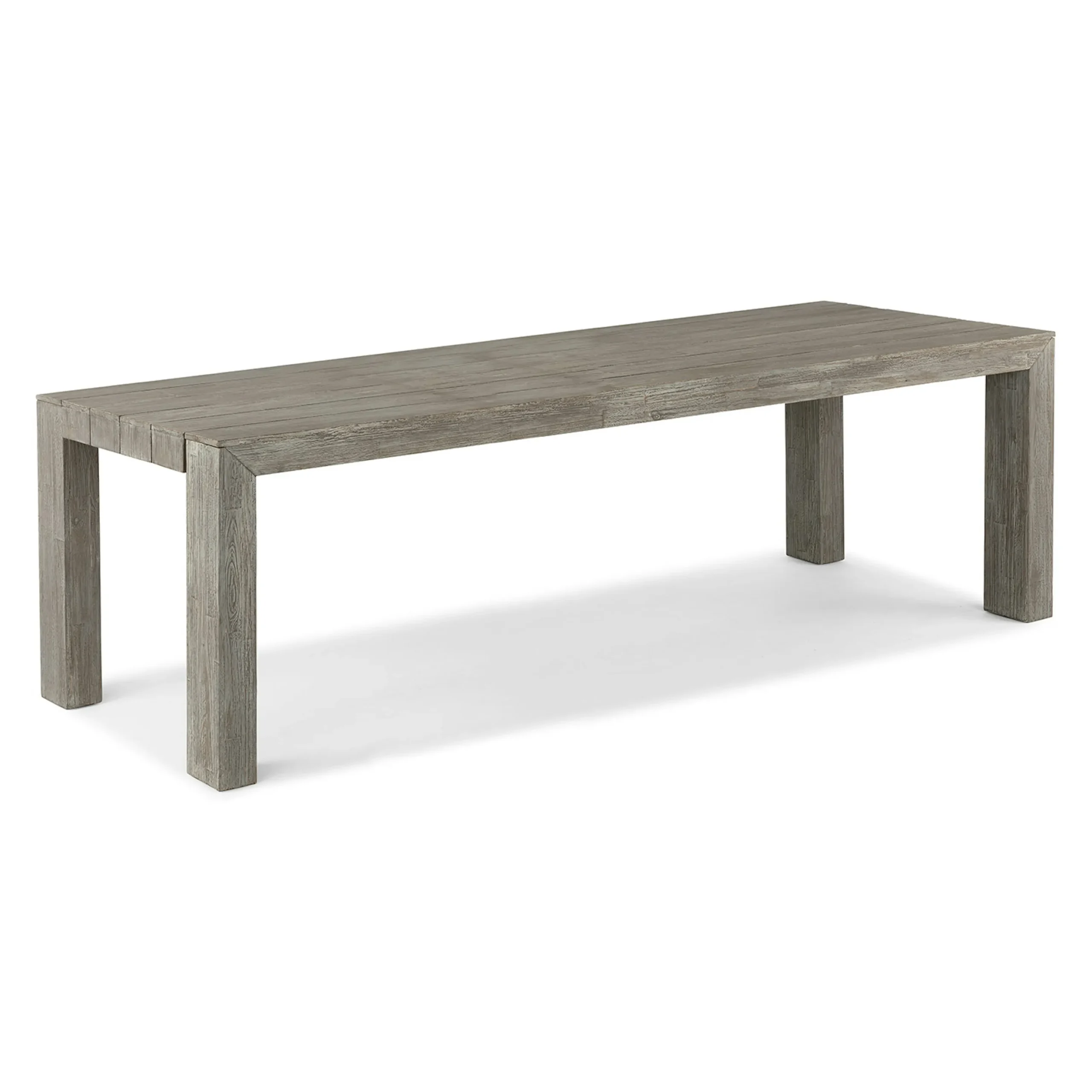 Atica 98_ Outdoor Dining Table - Washed Acacia - Image 5