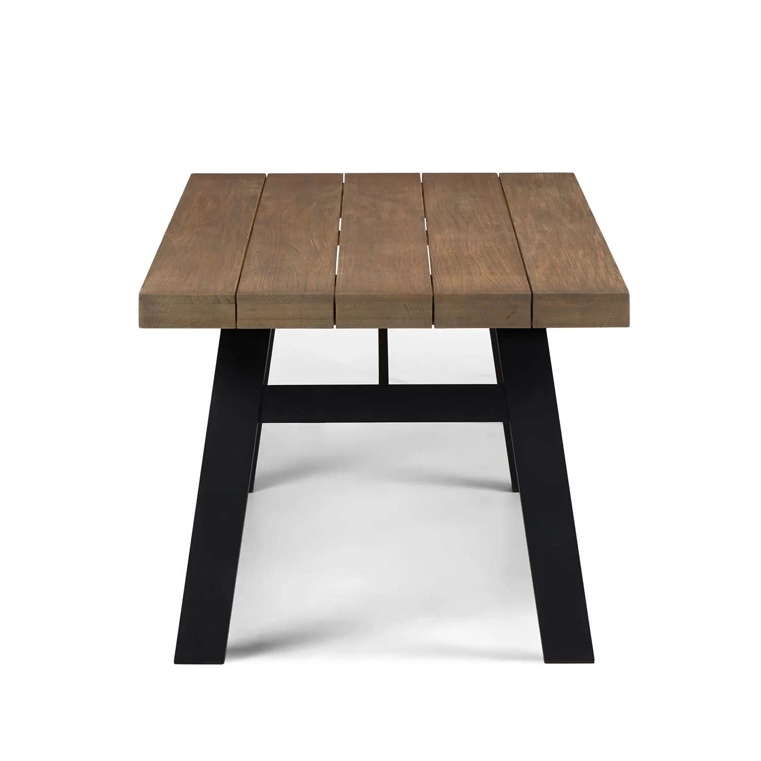 Sardis 77_ Outdoor Dining Table - Vintage Brown - Image 3