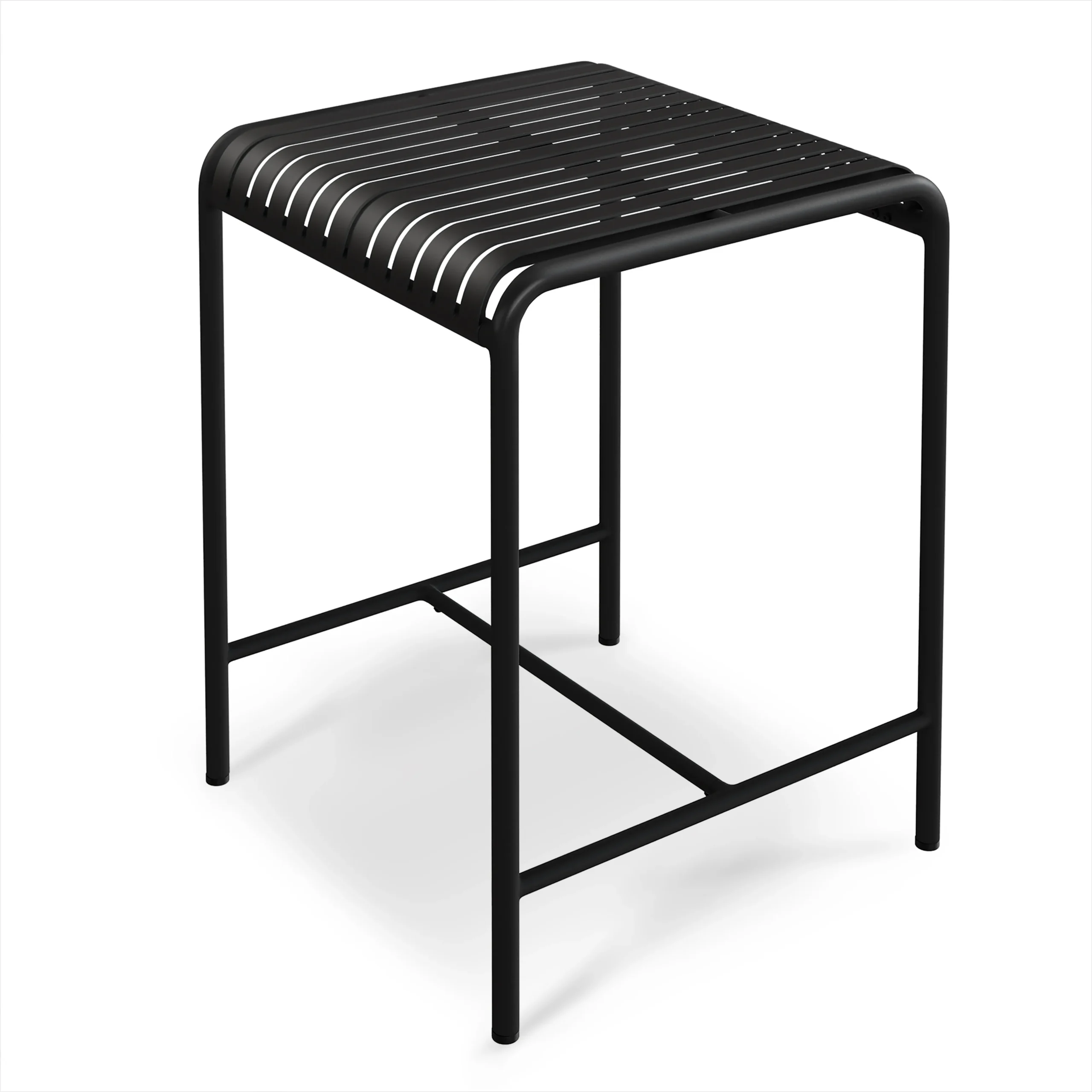 Sarek 29.5_ Outdoor Bar Table - Black - Image 5