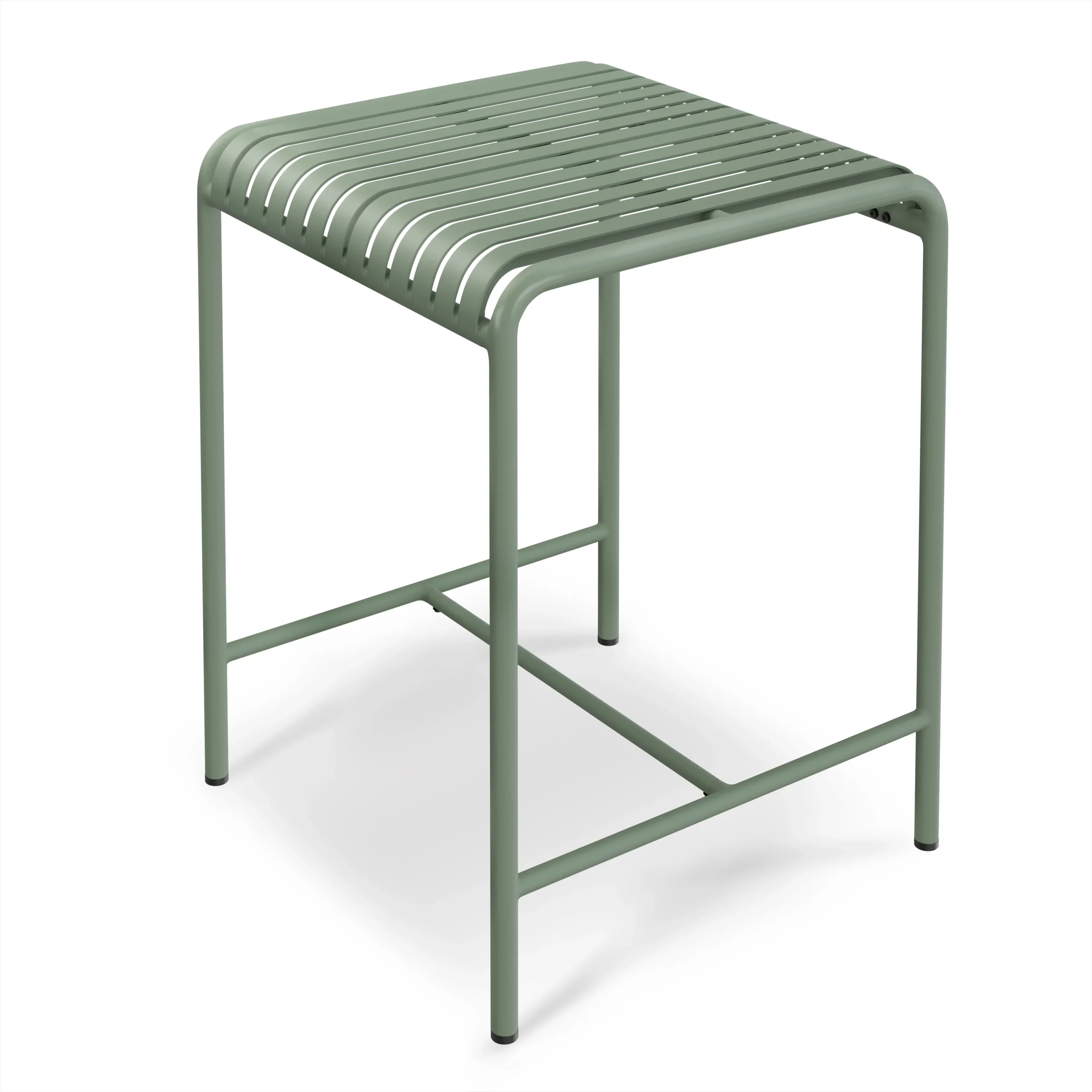 Sarek 29.5_ Outdoor Bar Table - Khaki Green - Image 3
