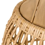 Calova Outdoor Side Table - Resin Wicker