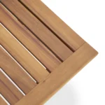 Elanora Outdoor Folding Cafe Table - Light Acacia