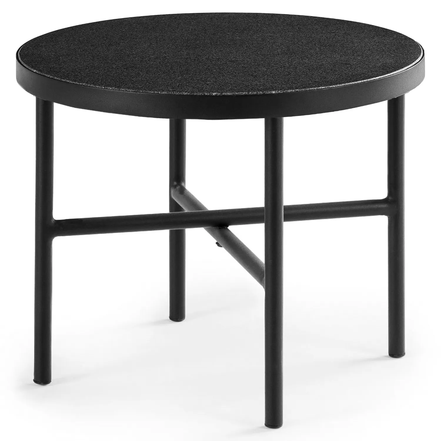 Gera Outdoor Large Side Table - Black Granite - Image 3