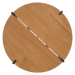 Haskel Outdoor Side Table - Shield Teak