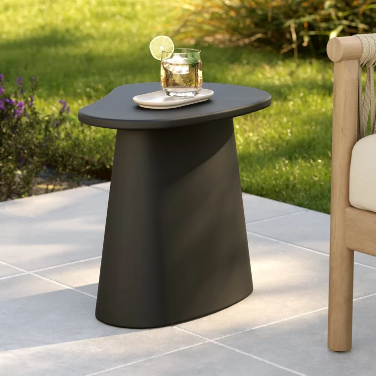 Noora Outdoor Side Table - Black