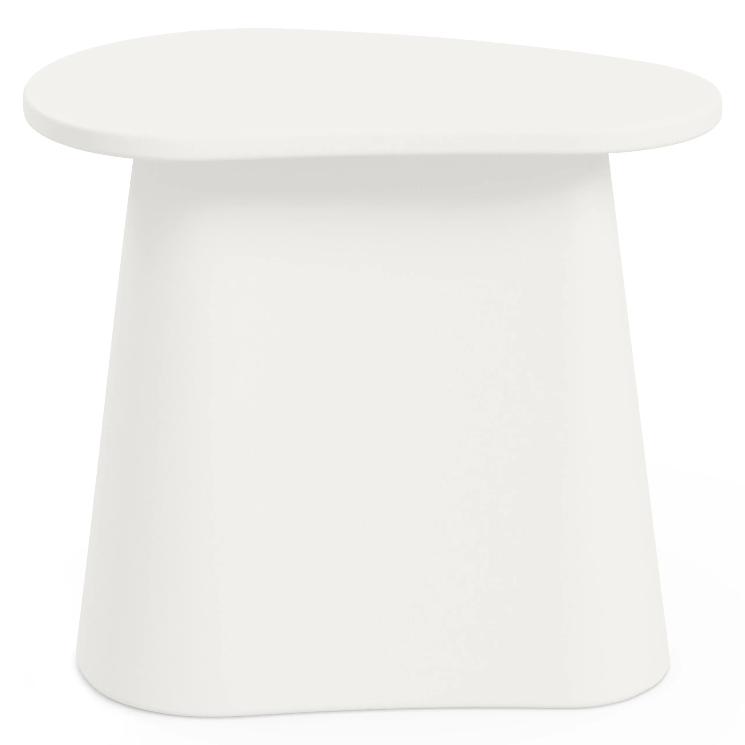Noora Outdoor Side Table - White - Image 5
