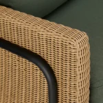 Aby 69.5_ Outdoor Loveseat - Dravite Green