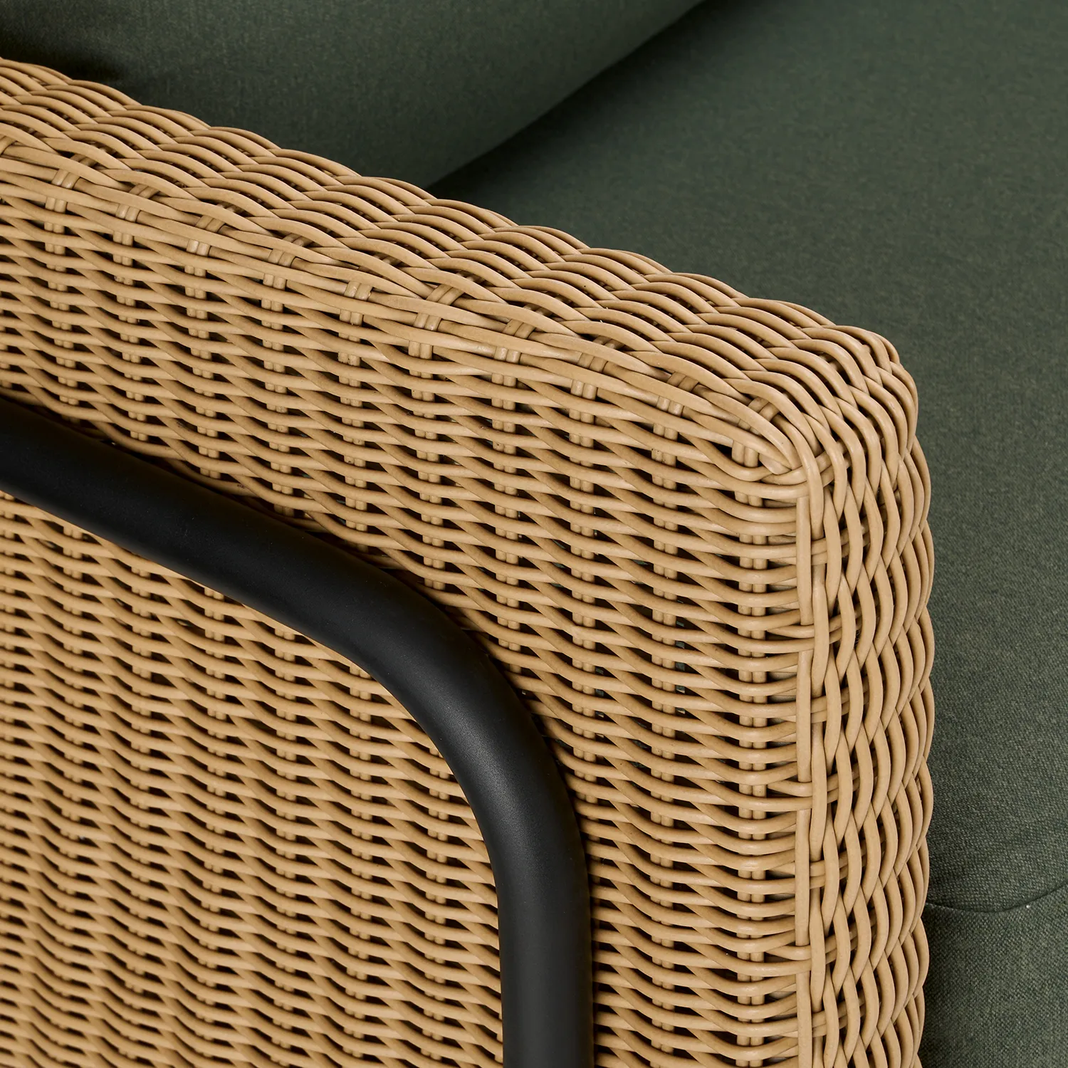 Aby 69.5_ Outdoor Loveseat - Dravite Green - Image 9