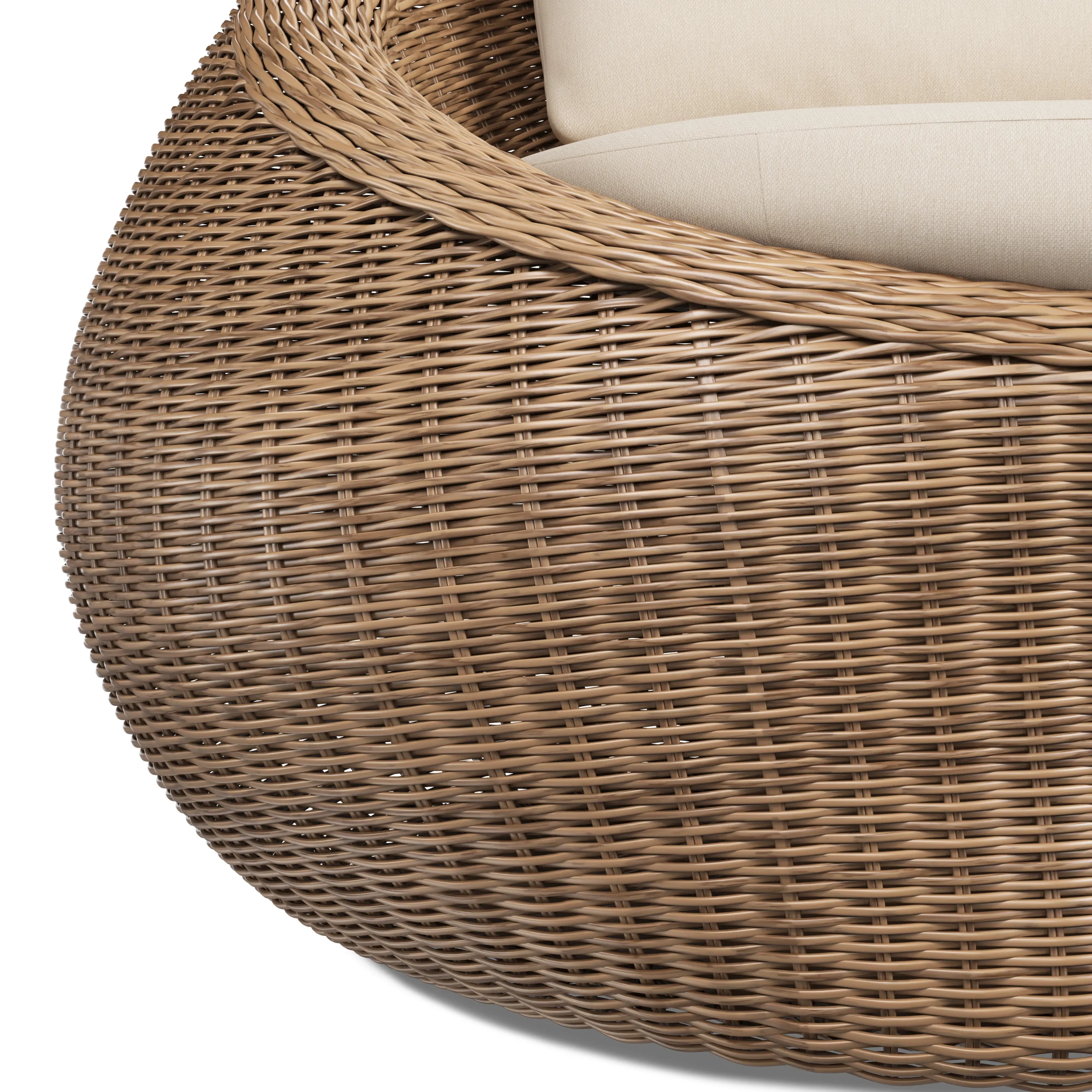 Avila 85.5_ Outdoor Sofa - Dravite Ivory - Image 8