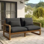 Laholm 70_ Outdoor Loveseat - Dravite Black