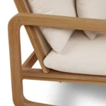 Laholm 88_ Outdoor Sofa - Dravite Ivory