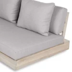 Lubek 50_ Outdoor Low Loveseat - Beach Sand