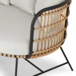 Onya 63.5_ Outdoor Loveseat - Lily White