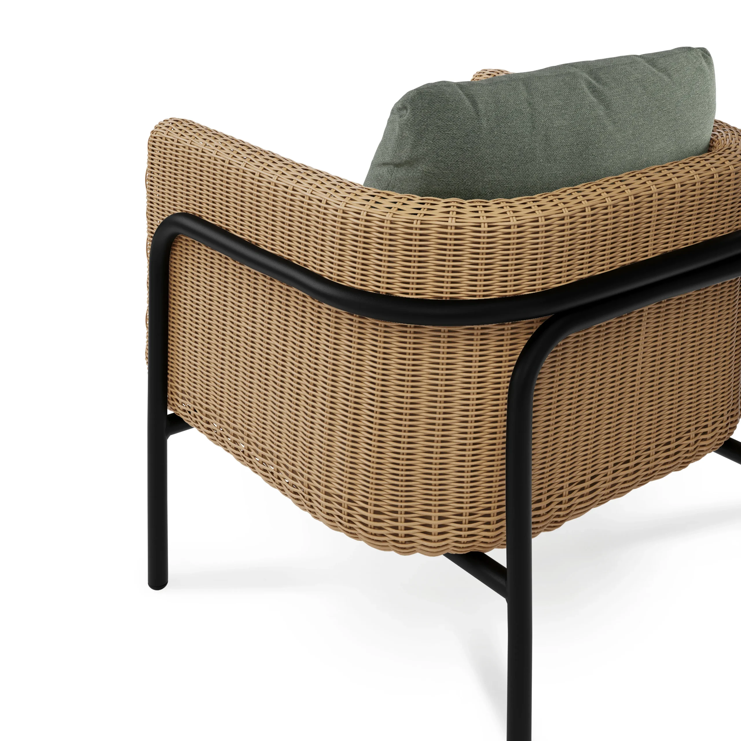 Aby 33_ Outdoor Lounge Chair - Dravite Green - Image 6