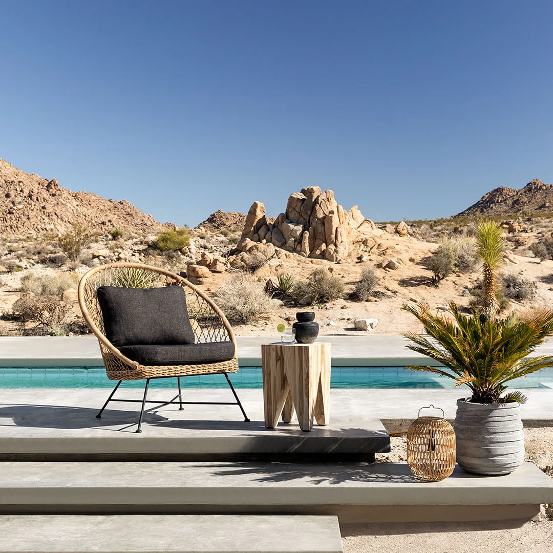 Aeri 37_ Outdoor Lounge Chair - Slate Gray - Image 17