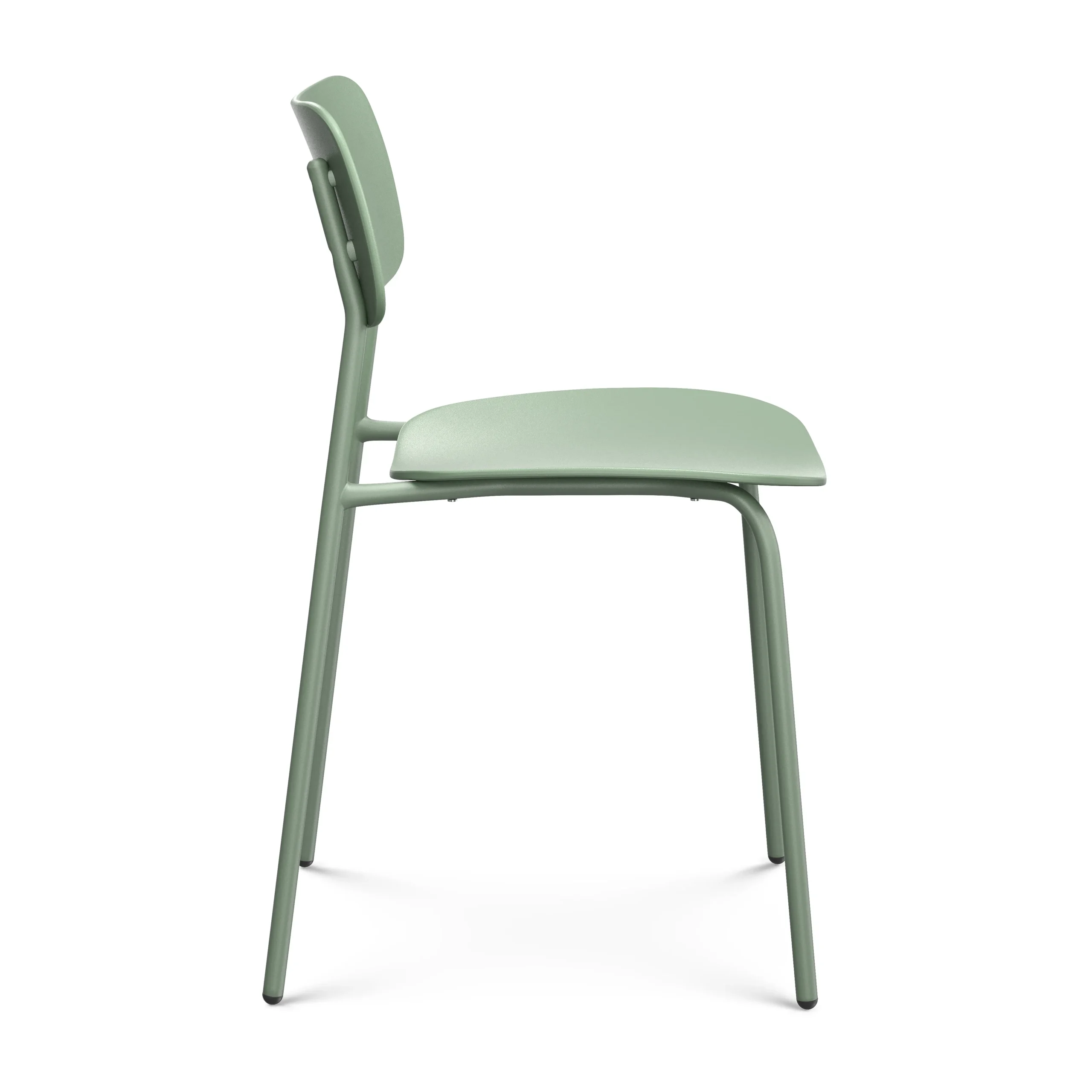 Ari Outdoor Stackable Dining Chair - Khaki Green - Image 9