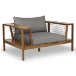Callais 55_ Outdoor Lounge Chair - Taupe Gray