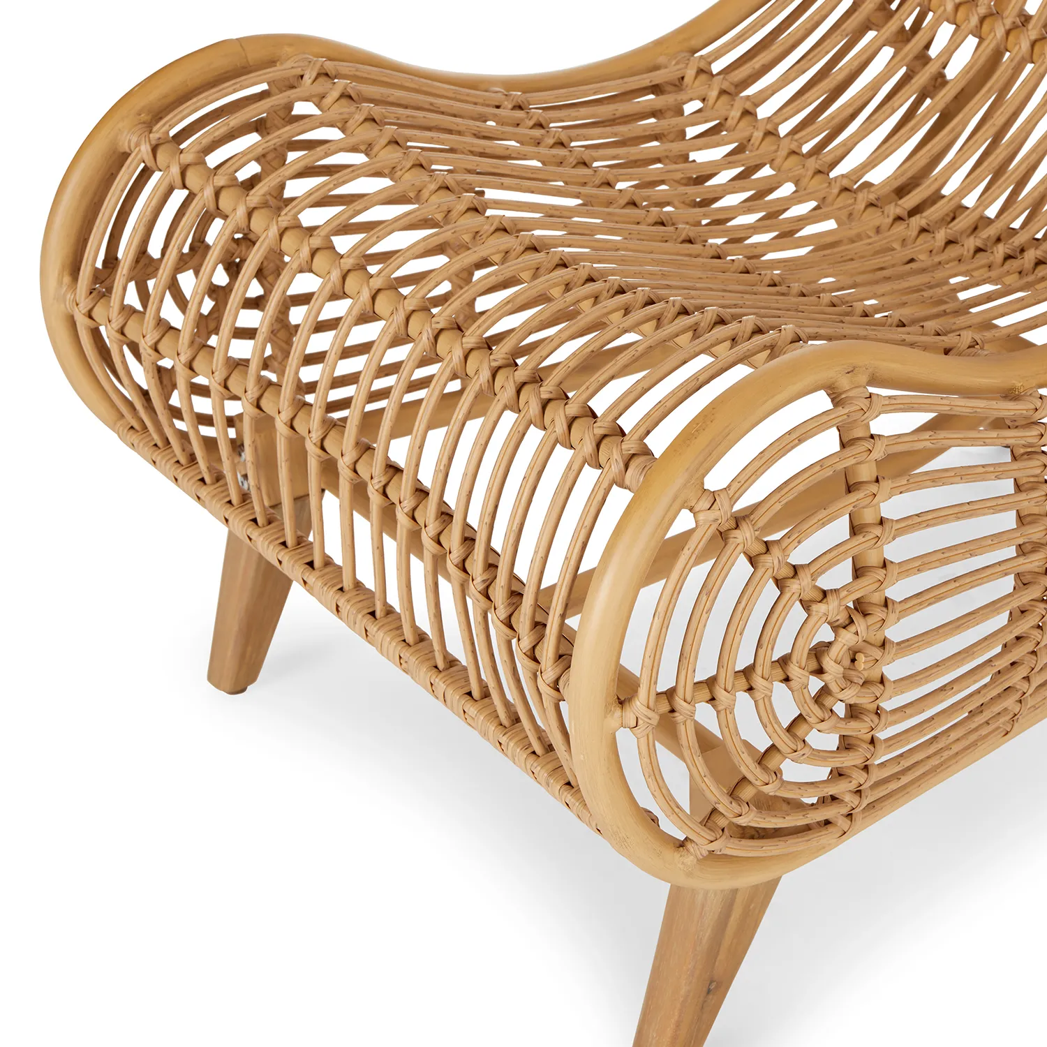 Calova 28_ Outdoor Lounge Chair - Resin Wicker - Image 6