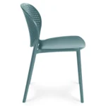 Dot Outdoor Stackable Dining Chair - Surf Blue
