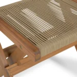 Elanora Outdoor Folding Dining Chair - Light Acacia