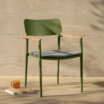 Elan Outdoor Stackable Dining Chair - Green