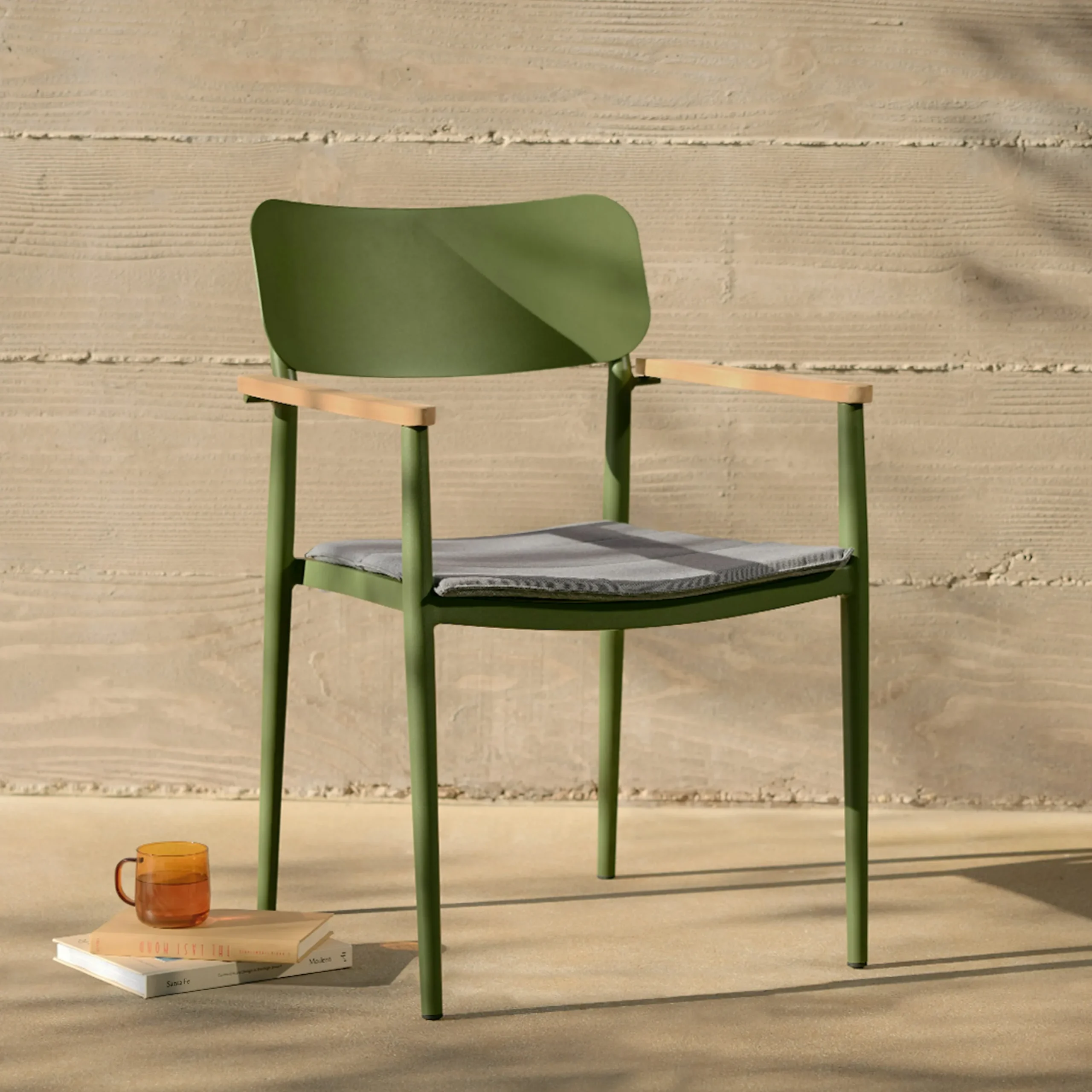 Elan Outdoor Stackable Dining Chair - Green