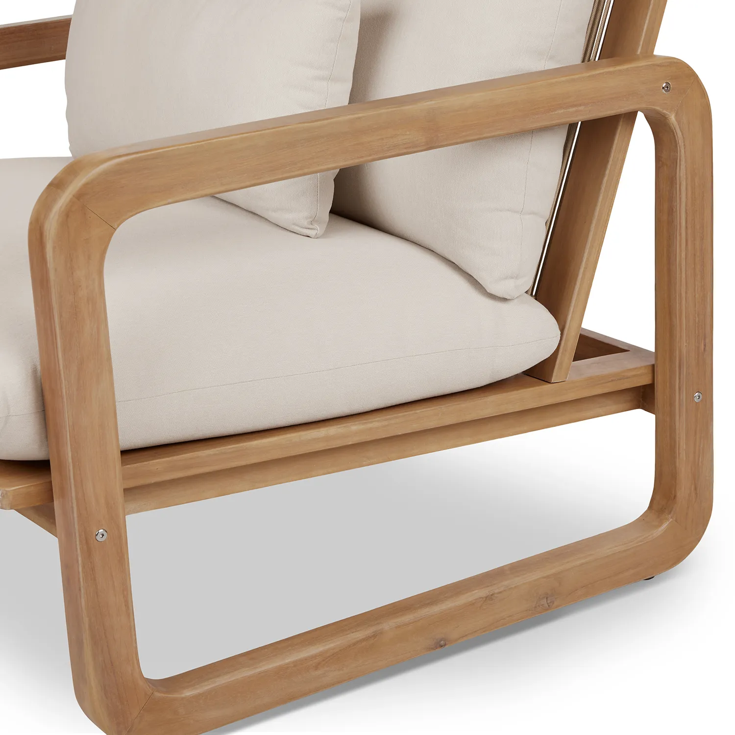 Laholm 36.5_ Outdoor Lounge Chair - Dravite Ivory - Image 7