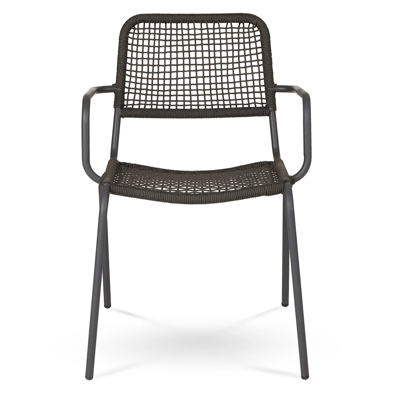Manna Outdoor Dining Chair - Thunder Black - Image 4