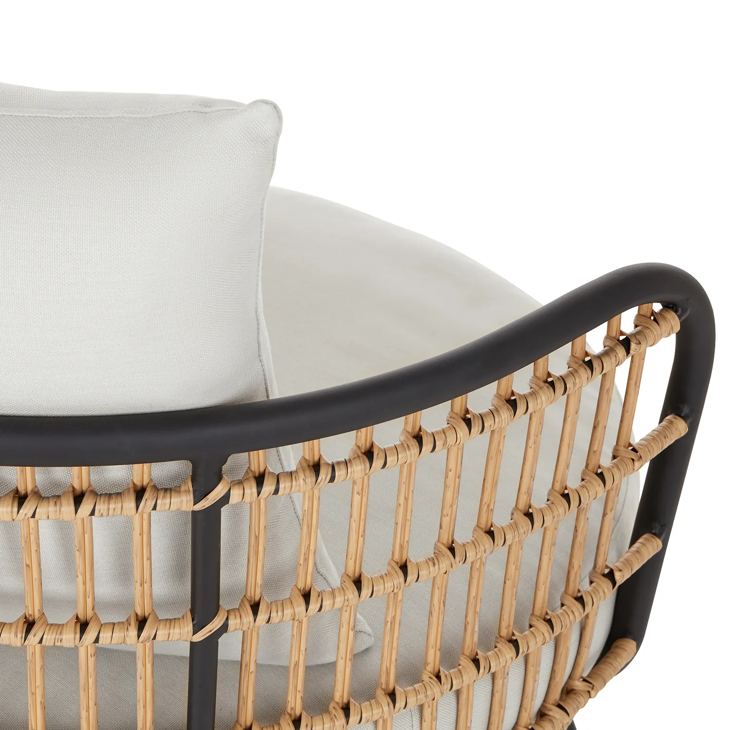 Onya 31.5_ Outdoor Lounge Chair - Lily White - Image 7