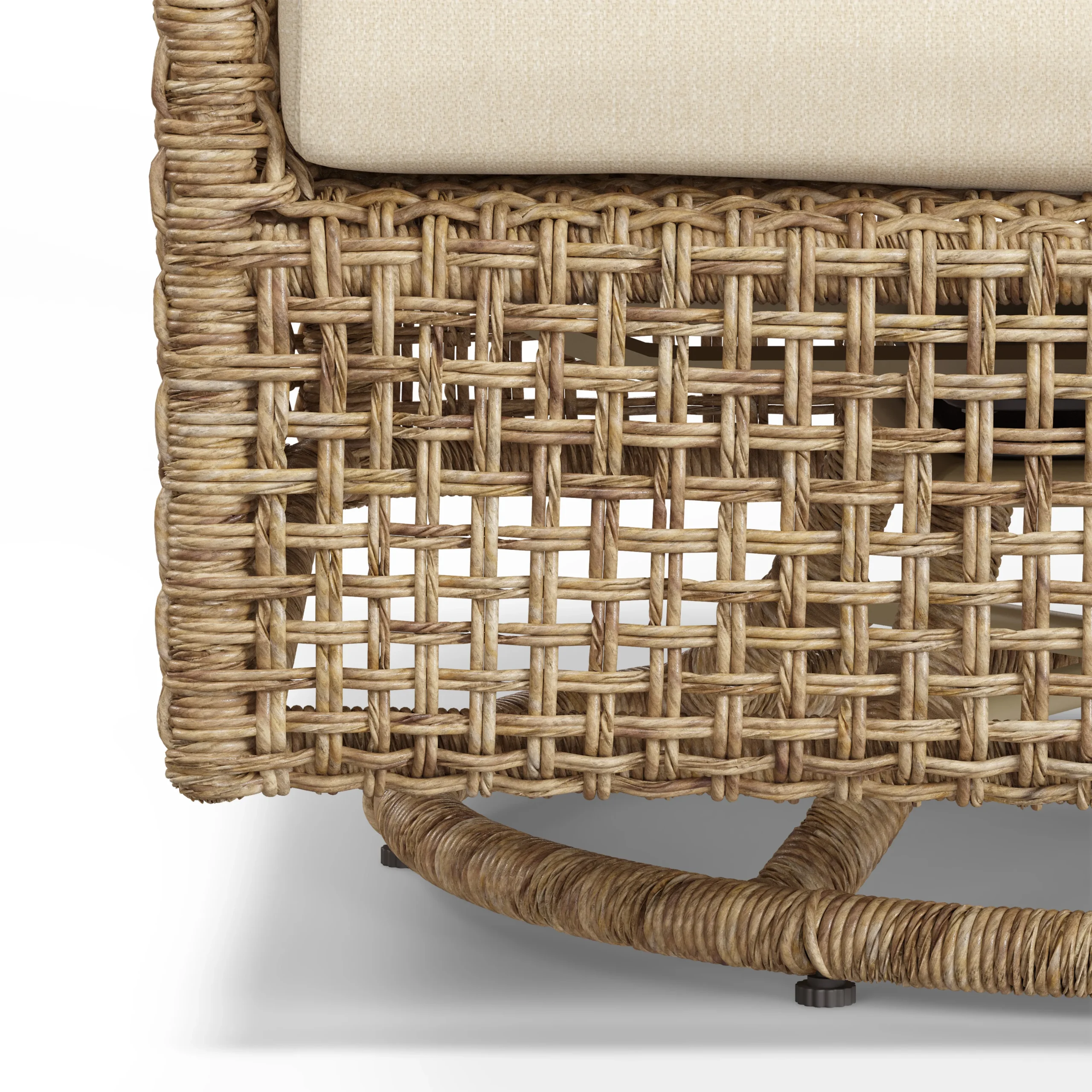 Robbi 32.5_ Outdoor Swivel Chair - Dravite Ivory - Image 5