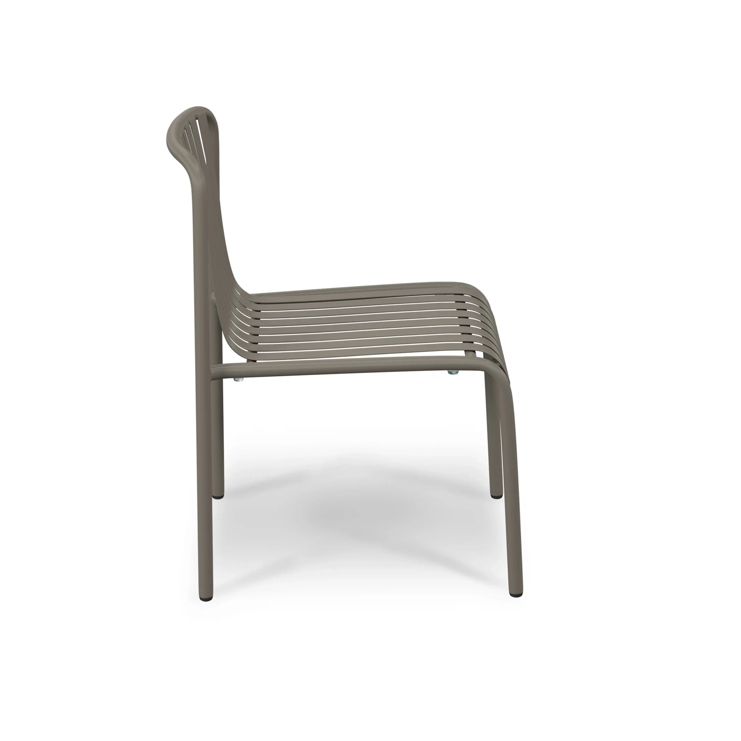 Sarek Outdoor Stackable Dining Chair - Warm Stone - Image 5