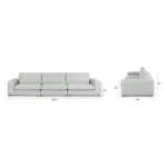 Beta 137_ Modular Sofa - Welsh Gray