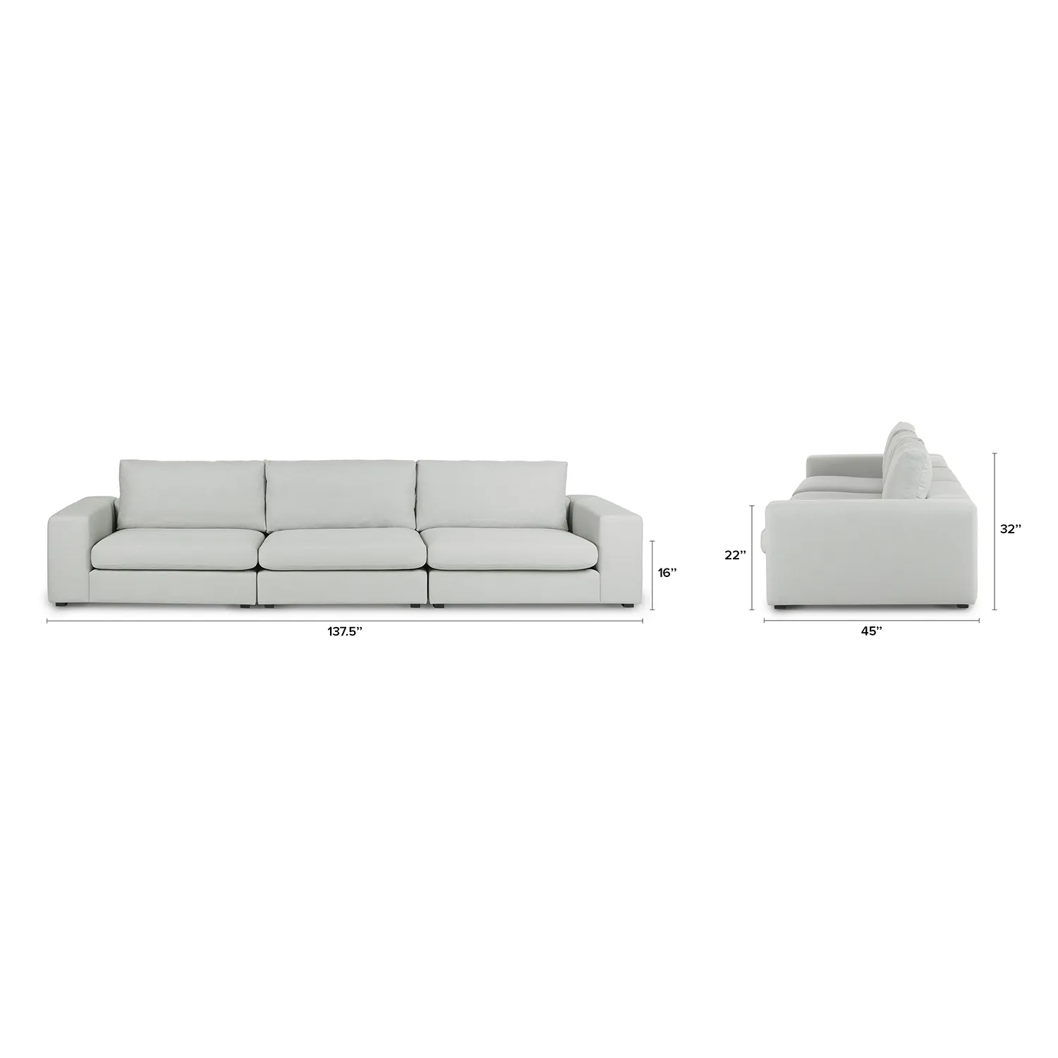 Beta 137_ Modular Sofa - Welsh Gray - Image 2