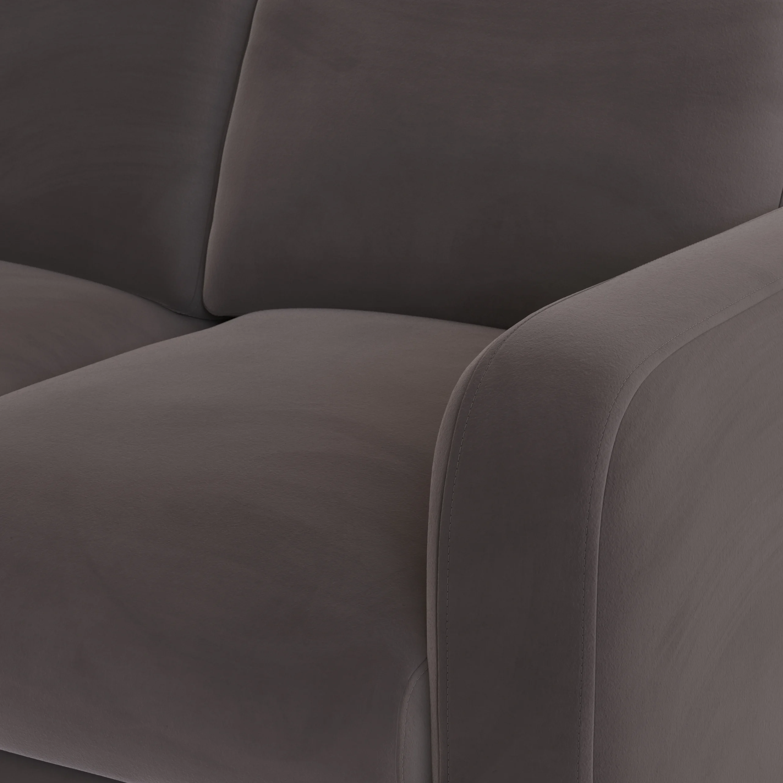 Vati 92_ Velvet Corner Sectional - Natural Oak and Hale Warm Gray - Image 12