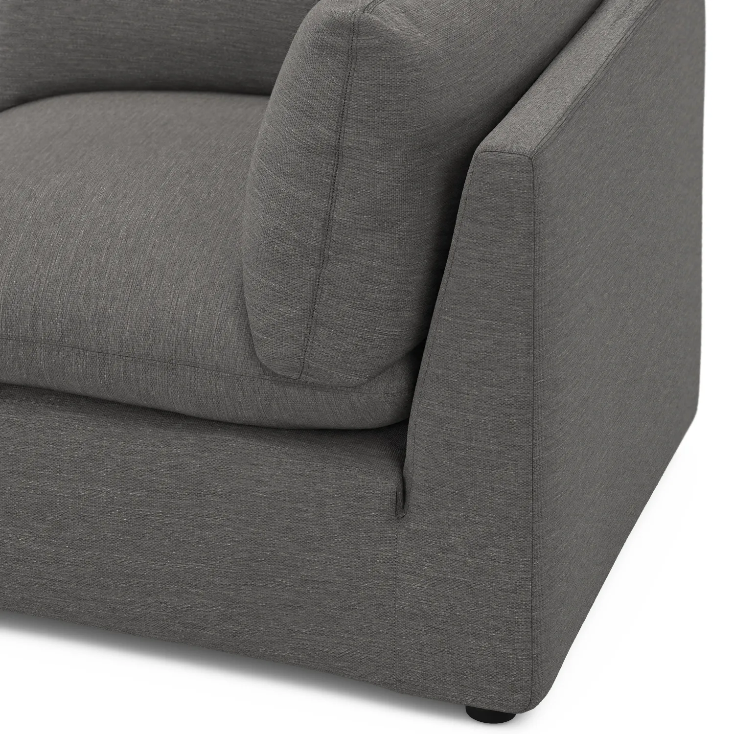 Leigh 41_ Corner Chair Module - Silver Gray - Image 7