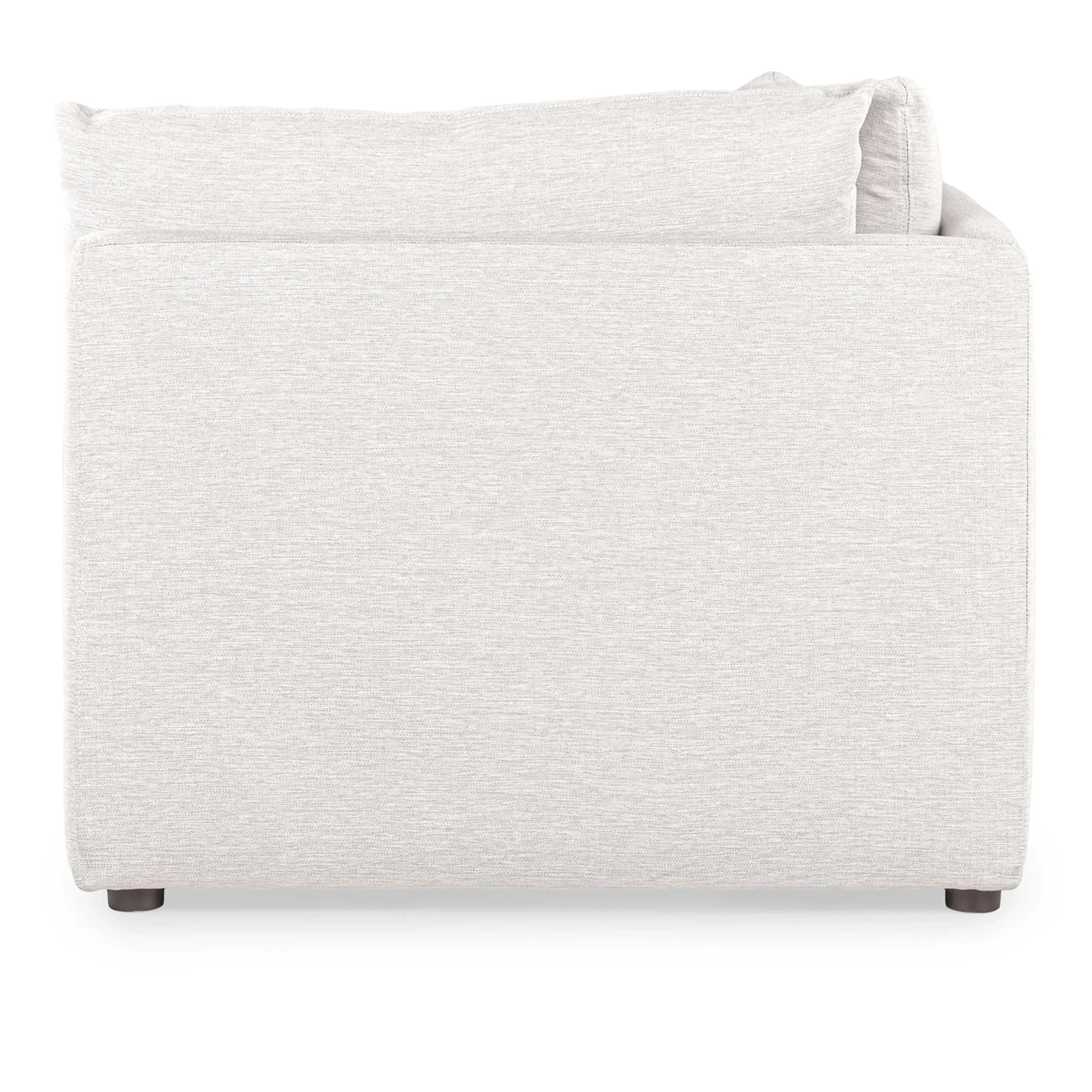 Leigh 41_ Corner Chair Module - Silver Ivory - Image 9