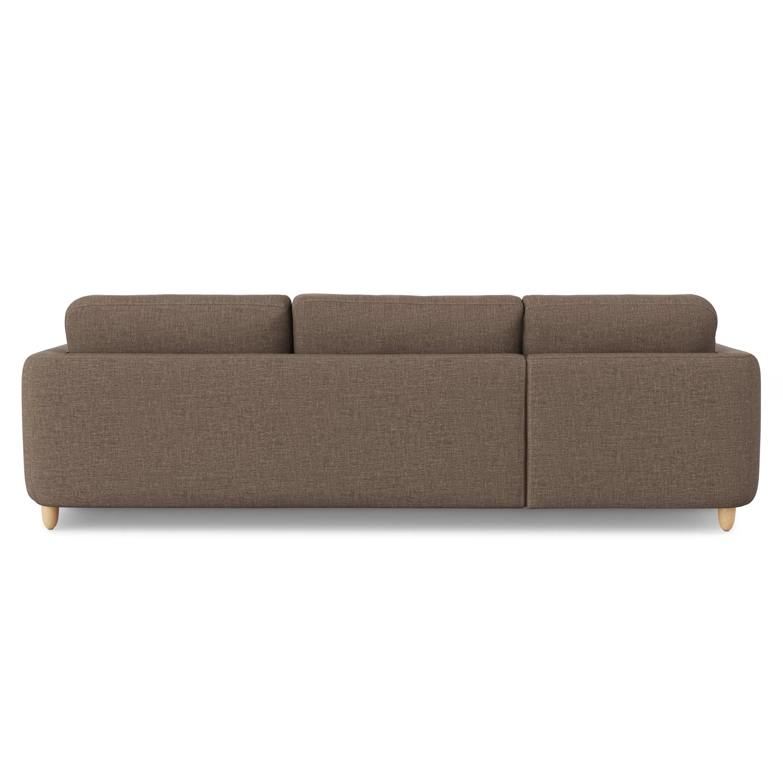 Vati 114_ Left Storage Sleeper Sectional - Natural Oak and Buckler Brown - Image 8