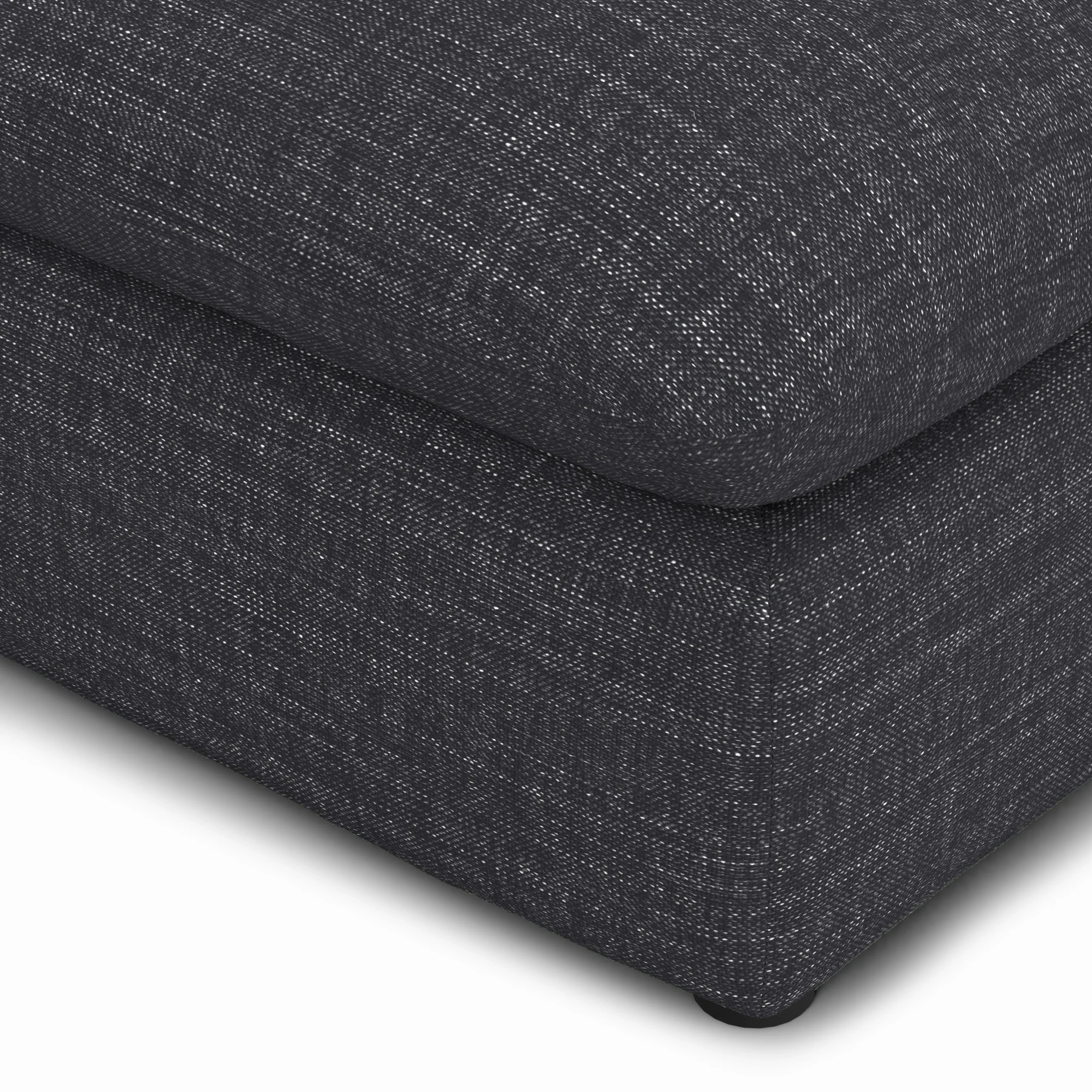 Leigh 79_ Armless Modular Sofa - Napa Charcoal - Image 5