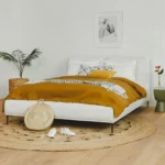 Abisko Queen Upholstered Bed - Quartz White