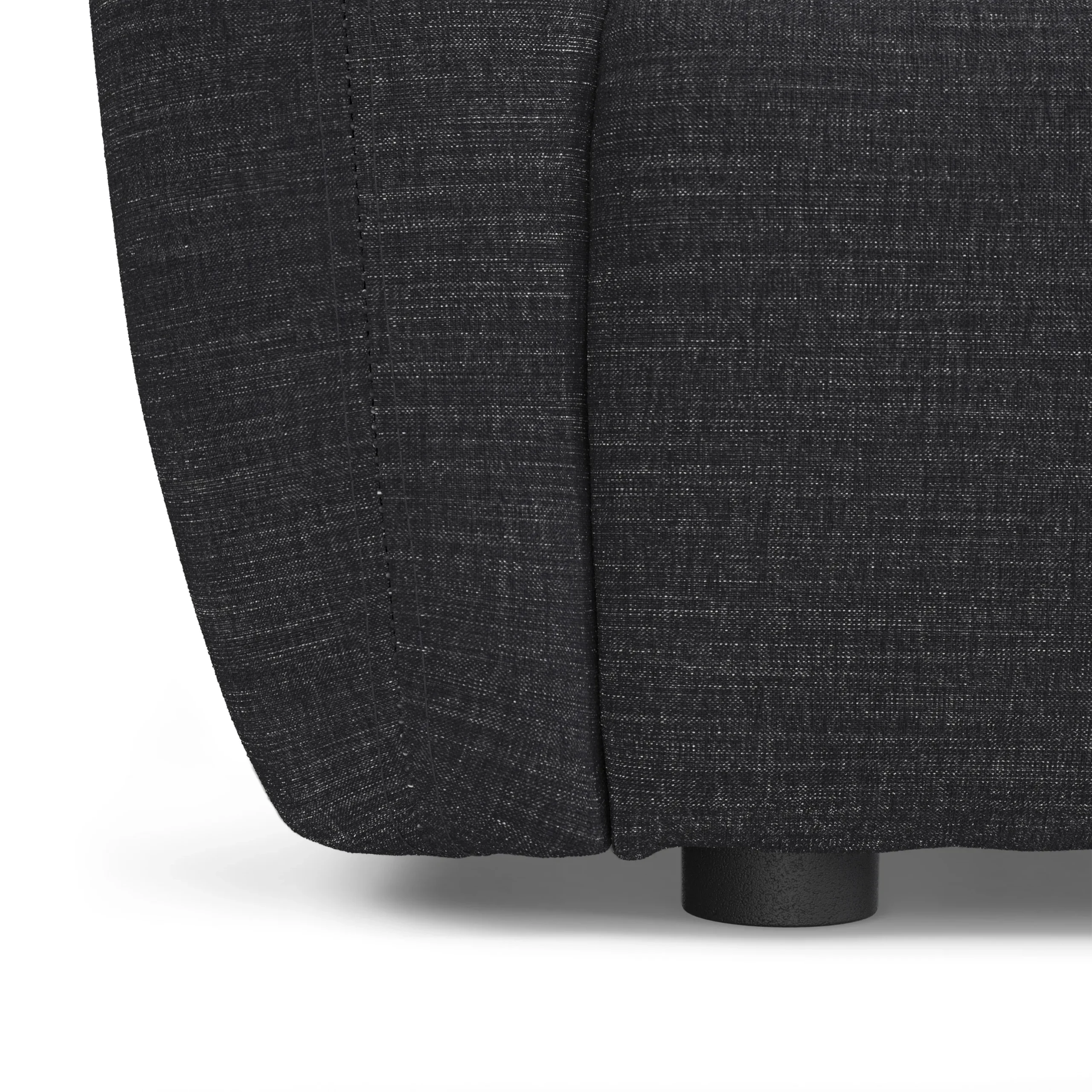 Leigh 92_ Modular Sofa - Napa Charcoal - Image 5