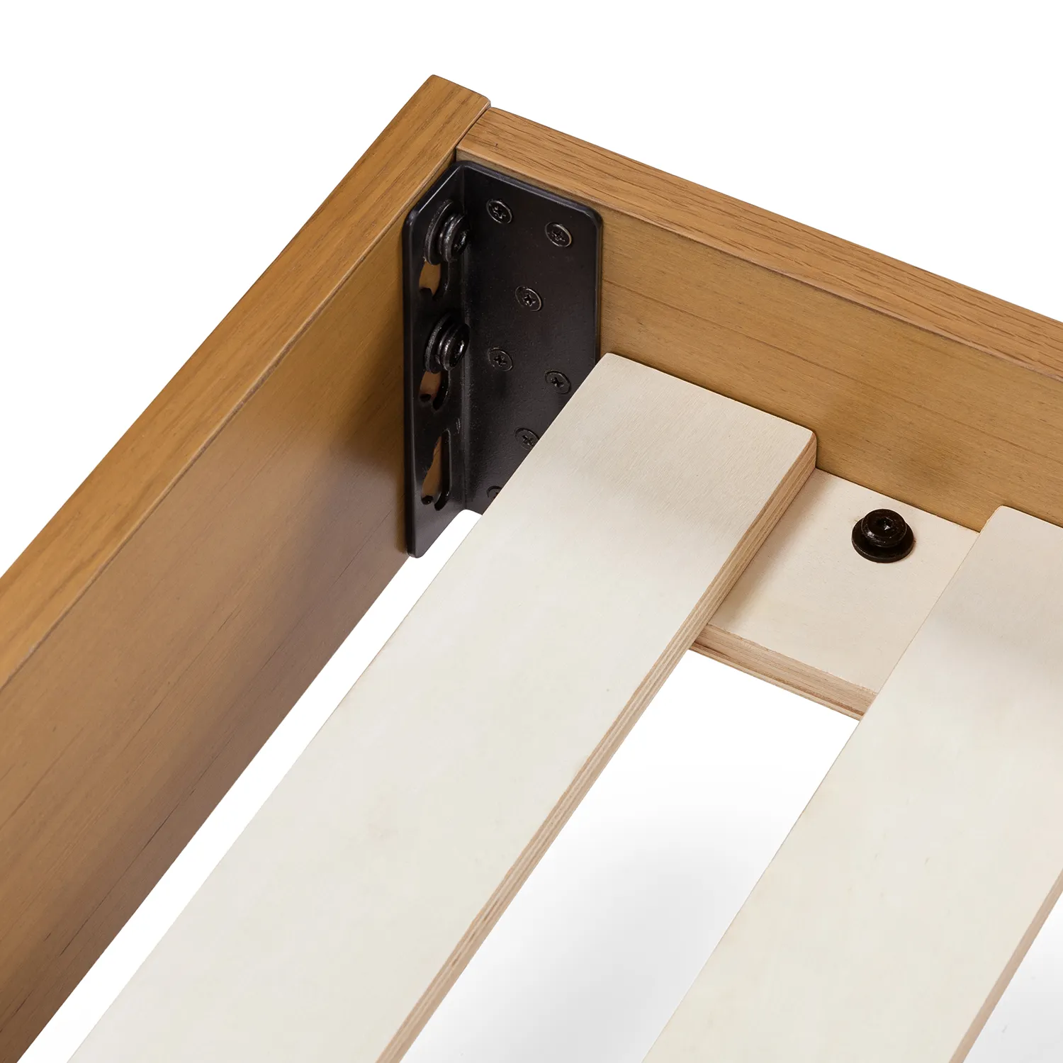 Basi King Bed Frame - Oak - Image 5