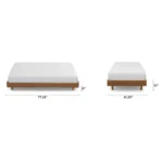 Basi Twin Bed Frame - Smoked Oak