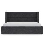 Calabri King Upholstered Bed - Napa Charcoal